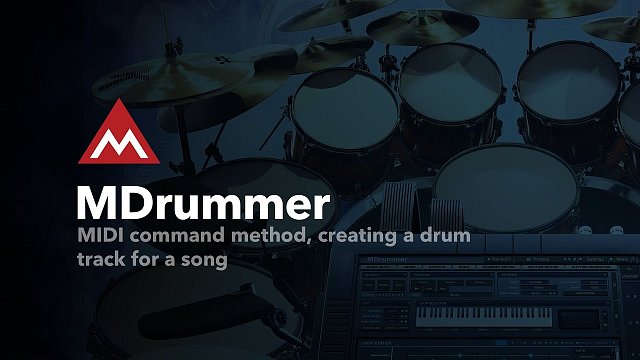 #2 - MIDI command method, creating a drum track for a song