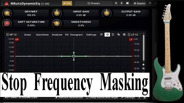 MAutoDynamicEq: Reduce frequency masking with MAutoDynamicEQ