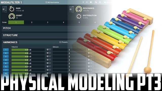 Physical modeling #3 - modal filter