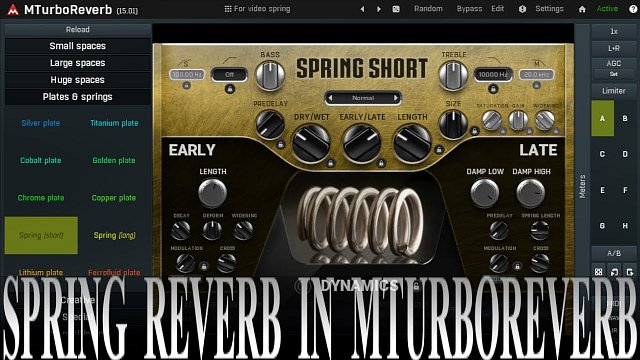 MTurboReverb - Spring reverb design