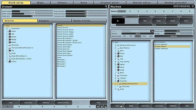 2 - Quick Setup - Rhythms