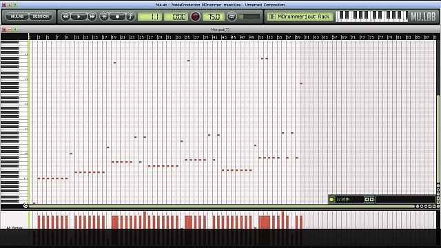 4 - Creating a drum track in Mulab