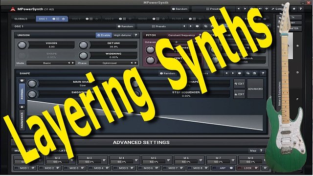 Layering with MPowerSynth