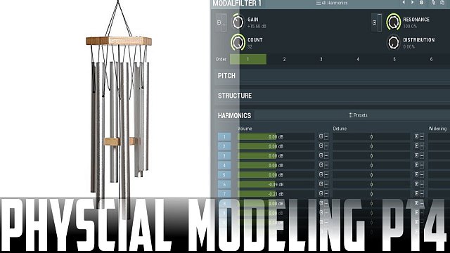Tutorial: Physical modeling #4 - advanced usage of the modal filter.